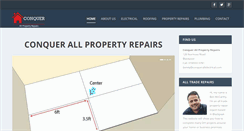 Desktop Screenshot of conquerallelectrical.com